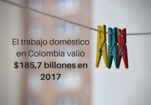 El trabajo doméstico en Colombia valió 1857 billones en 2017