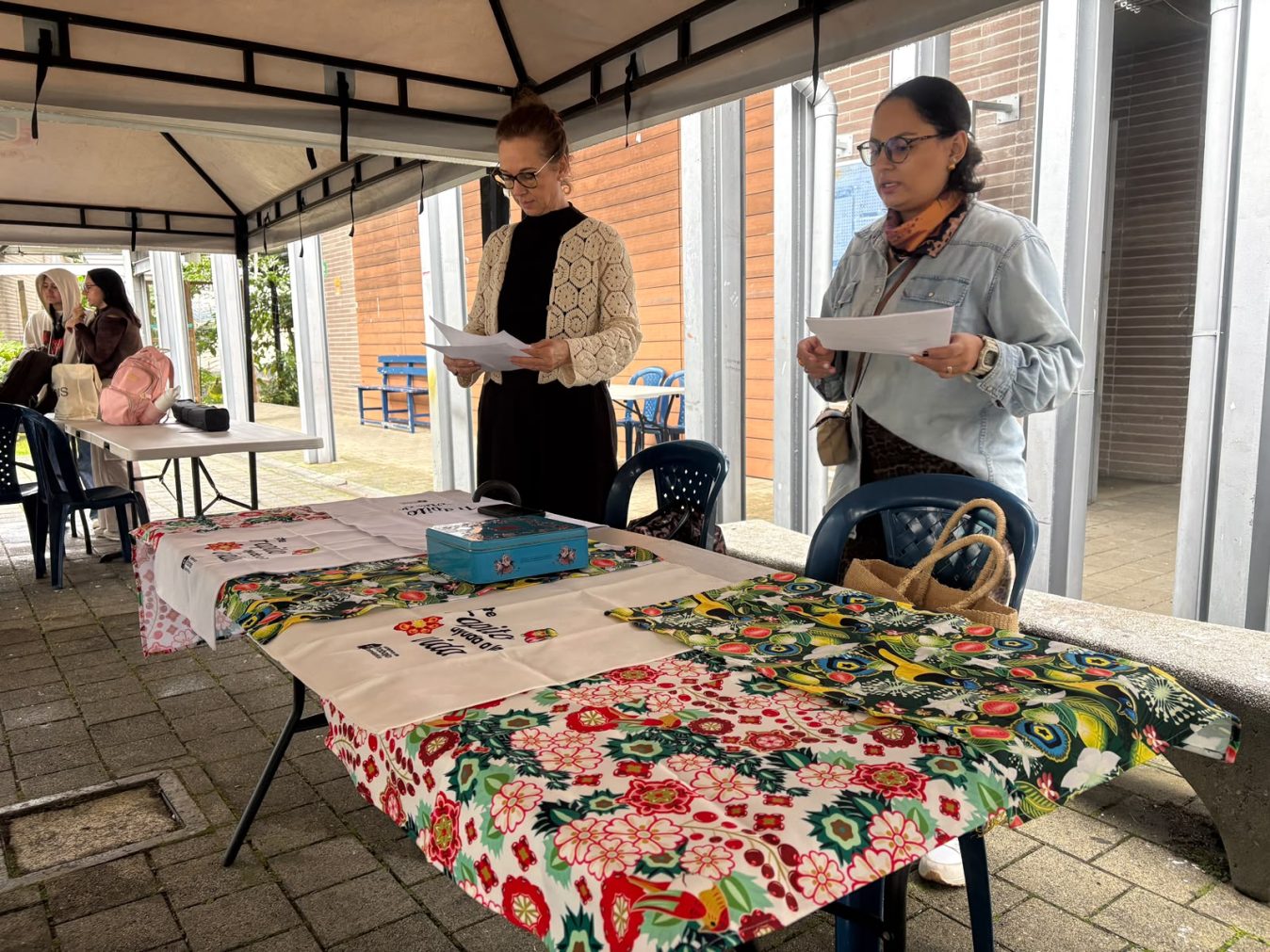 Participación de Hablemos de Trabajo Doméstico en los estands como parte del Primer Encuentro Regional del Cuidado.